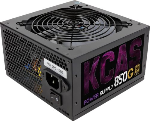 

Блок питания ATX AeroCool KCAS-850G RGB 4713105957624 850W, вентилятор 120x120мм, подсветка, 80 Plus Gold, KCAS-850G RGB