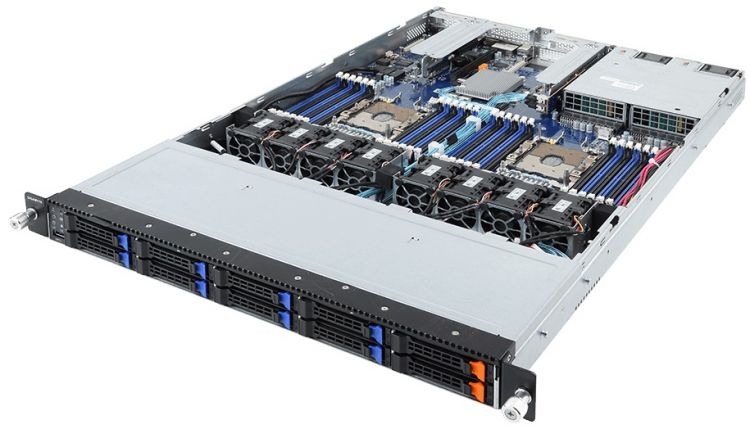 

Серверная платформа 1U GIGABYTE R181-N20 2*LGA3647, C621, 24*DDR4(2933), 8*2.5" HS SATA/SAS, 2*2.5" U.2/SATA/SAS, 3*PCIE, 2*Glan, Mlan, 3*USB 3.0, VGA, R181-N20