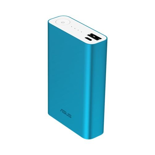 Аккумулятор внешний универсальный ASUS ZenPower 90AC00P0-BBT079 голубой 10050mAh, 5V/2.0А micro USB, 5V/2.4А USB