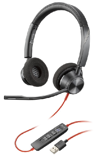 Гарнитура Plantronics BlackWire 3320 USB-A стерео, USB-A