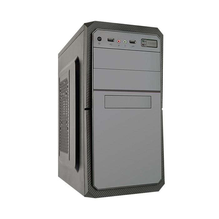 Корпус mATX Exegate BA-202 EX284027RUS черный, без БП с вент. 8см, 2*USB, аудио