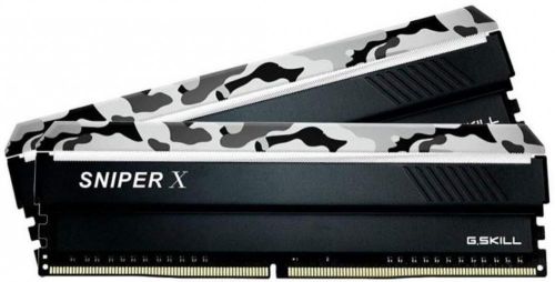 Модуль памяти DDR4 16GB (2*8GB) G.Skill F4-3200C16D-16GSXWB Sniper X PC4-25600 3200MHz CL16 XMP 1.35V Urban Camo