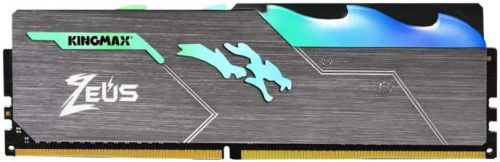 Модуль памяти DDR4 8GB Kingmax KM-LD4-3200-8GRS PC4-25600 3200MHz Zeus Dragon RGB XMP20 Aurasync RTL 3520₽