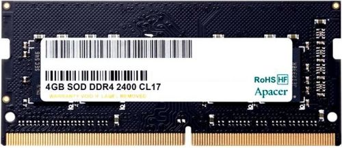 

Модуль памяти SODIMM DDR4 4GB Apacer ES.04G2T.KFH PC4-19200 2400MHz CL17 1.2V RTL, ES.04G2T.KFH