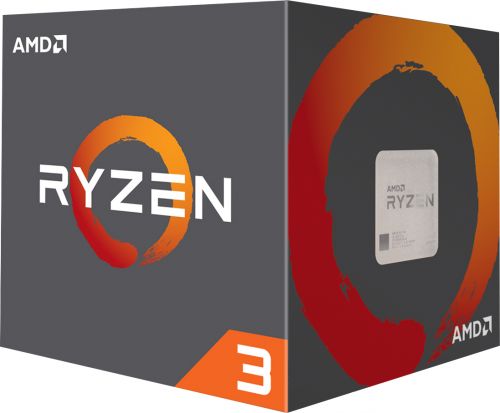 Процессор AMD Ryzen 3 1200 Zen+ 4C/4T 3.1-3.4GHz (AM4, L3 8MB, Radeon Vega 8 1.1GHz, 12nm, 65W) Box YD1200BBAFBOX - фото 1