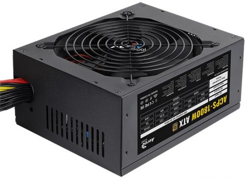 

Блок питания ATX AeroCool ACPS-1800W 4713105962857 (20/24+4/8+6/8pin, вент d140мм), ACPS-1800W