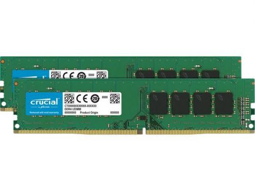 

Модуль памяти DDR4 8GB (2*4GB) Crucial CT2K4G4DFS6266 2666MHz RTL PC4-21300 CL22 DIMM 288-pin 1.2В kit single rank, CT2K4G4DFS6266