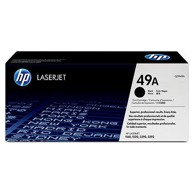 Картридж HP 49A Q5949A для принтера LaserJet 1320/1160 (2500 стандартных страниц согласно ISO/IEC 19752)