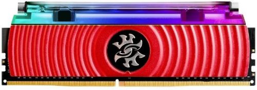 Модуль памяти DDR4 8GB ADATA AX4U413338G19J-SR80 XPG SPECTRIX D80 RGB red PC4-33000 4133MHz CL19 liquid cooling 1.4V RTL