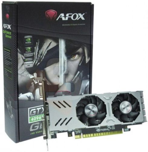 Видеокарта PCI-E Afox GeForce GTX 750 (AF750-4096D5L4) 4GB GDDR5 128bit 28nm 1020/5100MHz DVI-D/VGA/HDMI RTL