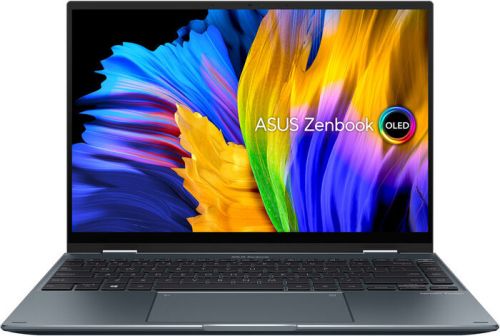 Ноутбук ASUS Zenbook 14 Flip OLED UP5401EA-KN017R 90NB0V41-M007C0 i7-1165G7/16GB/1TB SSD/14" touch OLED WQXGA+/Iris Xe graphics/WiFi/BT/cam/Win10Pro/p