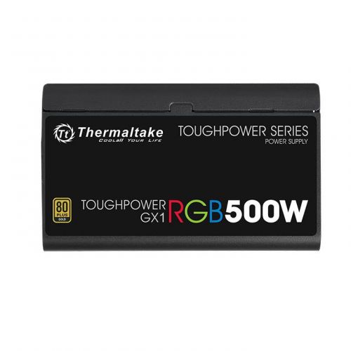Блок питания ATX Thermaltake Toughpower GX1 RGB 500W PS-TPD-0500NHFAGE-1 500W v.2.4, A.PFS, EPS v2.92, 80 Plus Gold, вентилятор 120мм