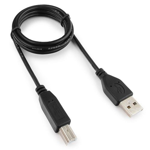 Кабель интерфейсный USB 2.0 Гарнизон GCC-USB2-AMBM-1.8M , AM/BM, 1.8м, пакет