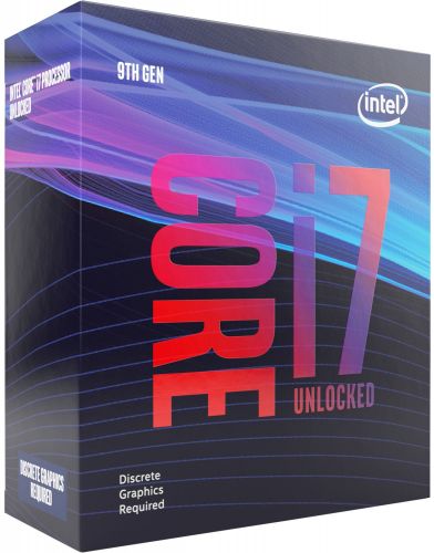 Процессор Intel Core i7-9700KF Coffee Lake 8-Core 4.9GHz (LGA1151v2, DMI 8GT/s, L3 12MB, 95W, 14nm) BOX w/o cooler (без видеоядра)