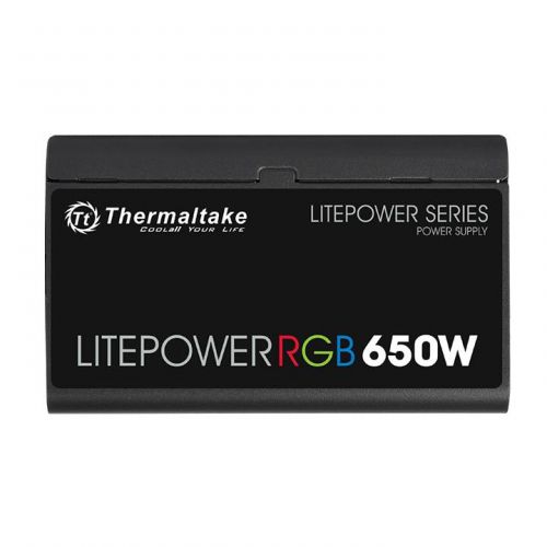Блок питания ATX Thermaltake Litepower RGB 650W (230V) PS-LTP-0650NHSANE-1 650W v2.3, A.PFC, вентилятор d120 мм