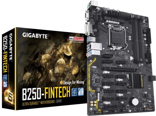 Материнская плата ATX GIGABYTE GA-B250-FinTech