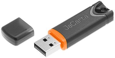 Токен USB Аладдин Р.Д. JaCarta-2 PKI/ГОСТ (XL) Сертификат ФСТЭК России. Сертификат ФСБ России.