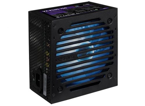 Блок питания ATX AeroCool VX PLUS 750 RGB 4718009150942 750W, APFC, RGB fan 120mm, 2*PCI-E [6+2-Pin], 6*SATA, 3*MOLEX, FDD, 500mm cable, Retail