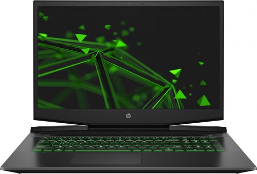 Ноутбук HP Pavilion Gaming 17-cd1050ur 22T74EA i5-10300H/8GB/512GB SSD/GTX1650 4GB/17.3" FHD/Win10/black/green