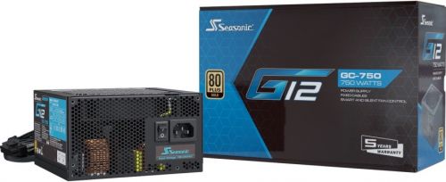 Блок питания ATX SeaSonic G12 GC-750 750W, 80 PLUS gold, 120mm fan RTL