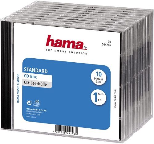 Коробка для CD/DVD HAMA 1CD/DVD H-44746