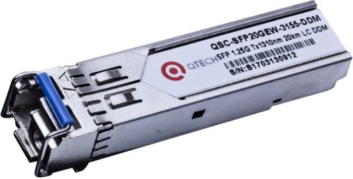 

Трансивер QTECH QSC-SFP3GEW-3155-DDM, QSC-SFP3GEW-3155-DDM