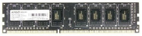 Модуль памяти DDR3 2GB AMD R332G1339U1S-UO PC3-10600 1333MHz CL9 1.5V Black