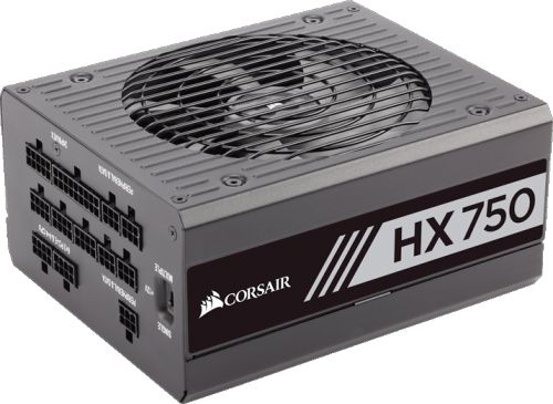 Блок питания ATX Corsair HX750 CP-9020137-EU 750W, Active PFC, 135mm Fan, 80 Plus Platinum [] Retail
