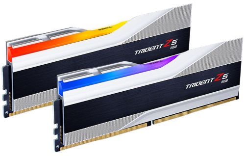 Модуль памяти DDR5 32GB (2*16GB) G.Skill F5-5600J3636C16GX2-TZ5RS Trident Z5 RGB silver PC5-44800 5600MHz CL36 heatsink 1.2V - фото 1