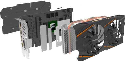 Видеокарта PCI-E GIGABYTE Radeon RX 580 GV-RX580GAMING-8GD 8GB GDDR5 256bit 14nm 1340/8000MHz DVI-D(HDCP)/HDMI/3*DisplayPort RTL - фото 7
