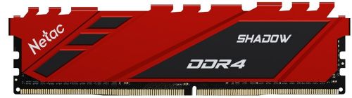 Модуль памяти DDR4 16GB Netac NTSDD4P26SP-16R Shadow PC4-21300 2666MHz CL19 радиатор red 1.2V
