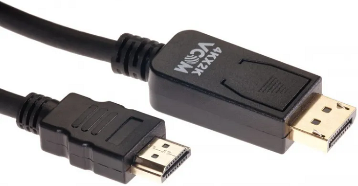 

Кабель интерфейсный DisplayPort-HDMI VCOM CG608-1.8M M=>M 4K/30Hz 1.8м, CG608-1.8M