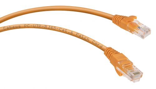 

Кабель патч-корд U/UTP 6 кат. 0.5м Cabeus PC-UTP-RJ45-Cat.6-0.5m-OR, PC-UTP-RJ45-Cat.6-0.5m-OR
