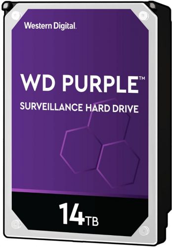 Жесткий диск 14TB SATA 6Gbs Western Digital WD140PURZ Purple 35 7200rpm 512MB 36668₽