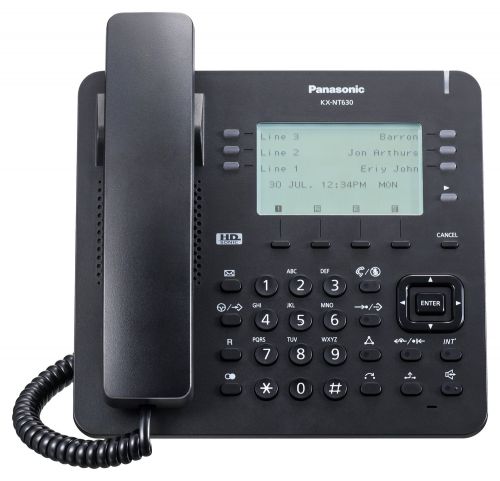 Проводной IP-телефон Panasonic KX-NT630RU KX-NT630RU-B - фото 1