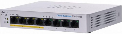 Коммутатор Cisco SB CBS110-8PP-D-EU