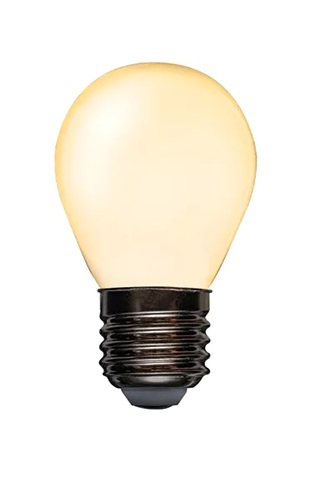 Лампа Rexant 604-135 филаментная шарик GL45 9.5 Вт 915 Лм 2700K E27 матовая колба