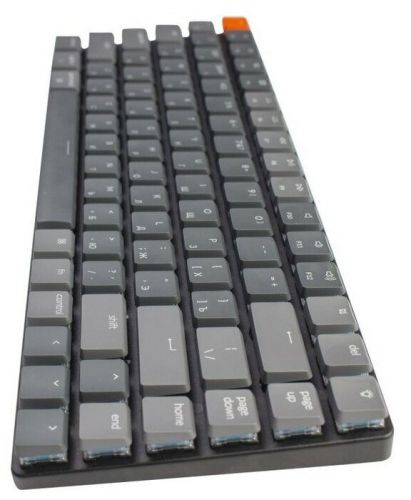 Клавиатура Wireless Keychron K3 ультратонкая, 84 клавиши, RGB подстветка, brown switch, алюминиевый корпус, серая K3E3 - фото 2