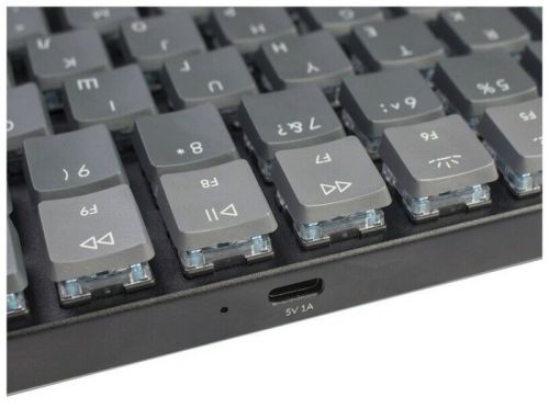 Клавиатура Wireless Keychron K3 ультратонкая, 84 клавиши, RGB подстветка, brown switch, алюминиевый корпус, серая K3E3 - фото 4