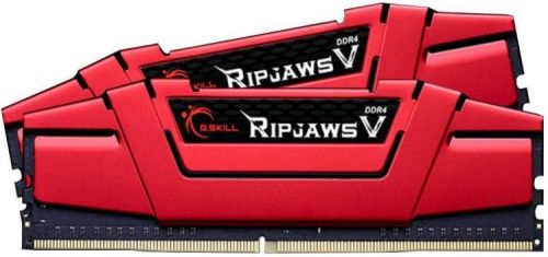 

Модуль памяти DDR4 32GB (2*16GB) G.Skill F4-3200C14D-32GVR Ripjaws V PC4-25600 3200MHz CL14 XMP 1.35V Blazing Red, F4-3200C14D-32GVR