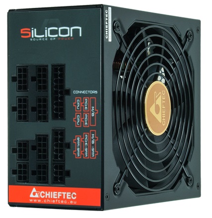 Блок питания ATX Chieftec SLC-1000C 1000W, 80Plus Bronze, 140mm FAN, RTL