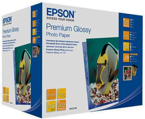 Бумага Epson C13S042199 Высококачественная глянцевая фотобумага 13 х 18 см, 255 г/м2 (500 листов)