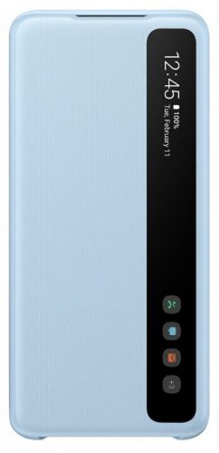 

Чехол Samsung Smart Clear View Cover EF-ZG980CLEGRU для Galaxy S20, голубой, Smart Clear View Cover