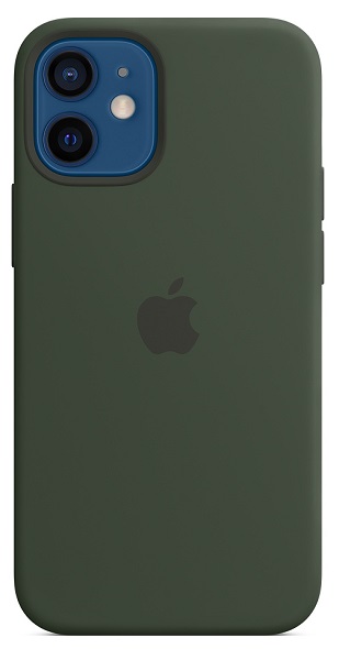 

Чехол Apple Silicone Case with MagSafe MHKR3ZE/A для iPhone 12 mini cypress green, Silicone Case with MagSafe