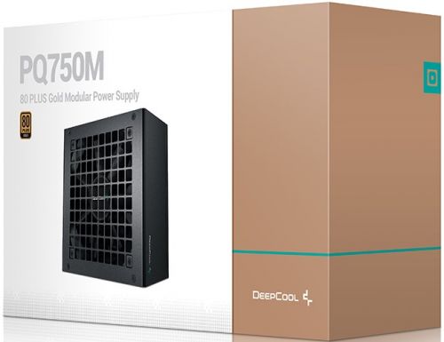 Блок питания ATX Deepcool PQ750M 750W, 80 PLUS Gold, 120mm fan, full modular