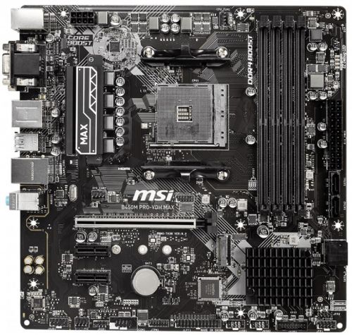 Материнская плата mATX MSI B450M PRO-VDH MAX