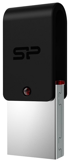 

Накопитель USB 3.0 16GB Silicon Power Mobile X31 SP016GBUF3X31V1K черный/серебристый, Mobile X31