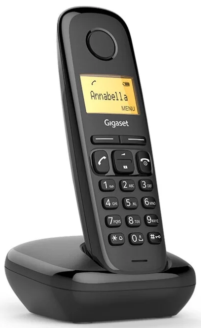 Телефон DECT Gigaset A270 SYS S30852-H2812-S301 черный АОН