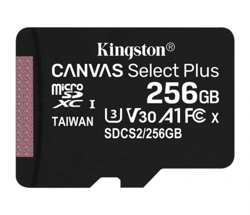 Карта памяти 256GB Kingston SDCS2/256GBSP microSDXC Canvas Select Plus w/o adapter