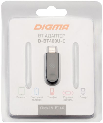 Адаптер USB Digma D-BT400U-C